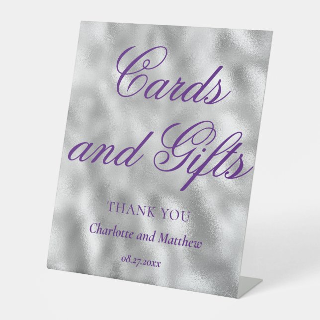 Oh Snap Social Media Chic Modern Wedding Event Pedestal Sign (Front)
