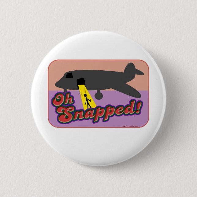 Oh Snapped! Button (Front)