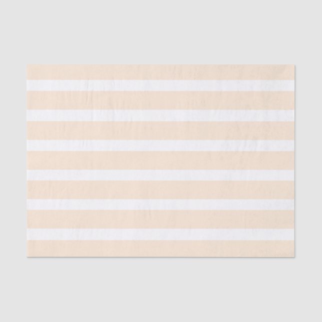 Oh-So-Chic Pink Stripe Tissue Paper (Front)