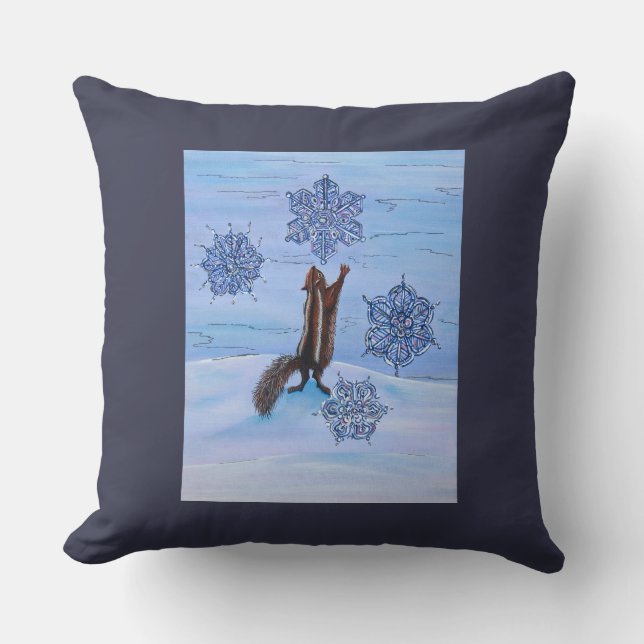 "Oh So Close" Throw Pillow (Front)