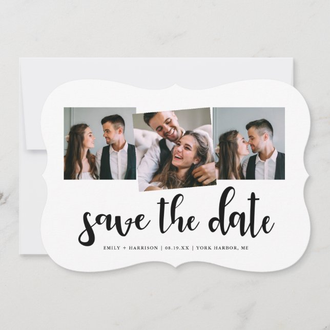 Oh So Lovely Wedding Save the Date Photo (Front)