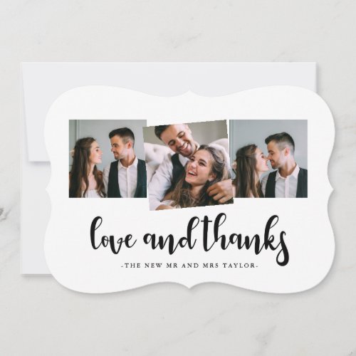 Oh So Lovely Wedding Thank You Photo Card