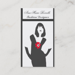 Oh So Trendy Woman Model Actress Fashion Business Card