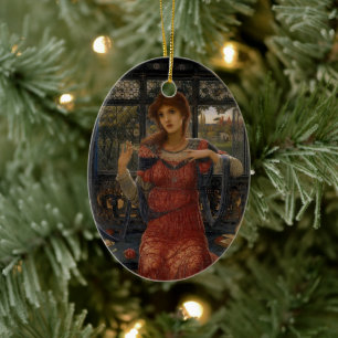 Oh Swallow, Swallow by John Melhuish Strudwick Ceramic Ornament