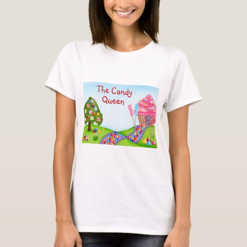 Oh Sweet Candy Land and Cupcakes T_Shirt
