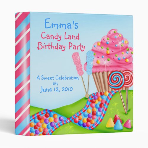 Oh Sweet Candy Land Photo Album BInder