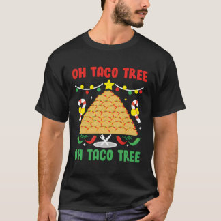 Oh Taco Tree Mexican Food Taco T-Shirt