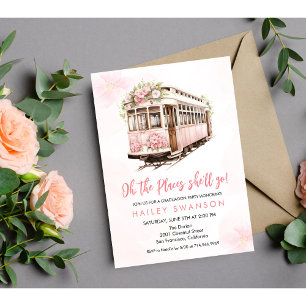 Oh the Places She'll Go Invitation