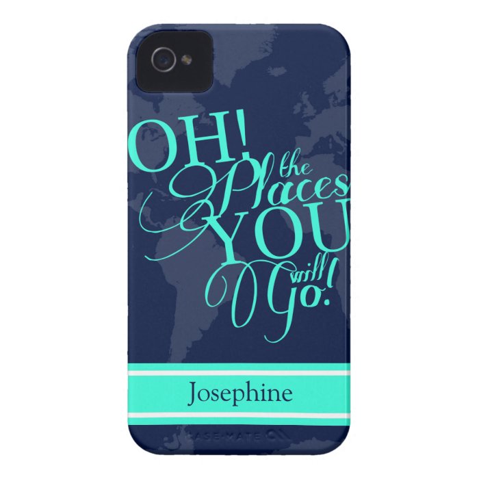 Oh The places you will go iPhone 4 Case