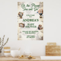 Oh The Places You Will Go Travel Theme Baby Shower