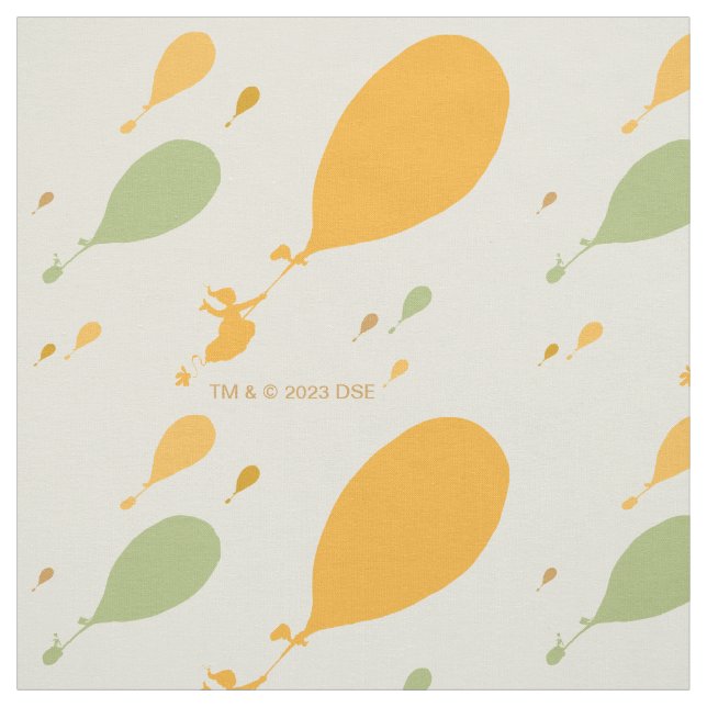 Oh, The Places You'll Go! Balloon Outline Pattern Fabric (Swatch)