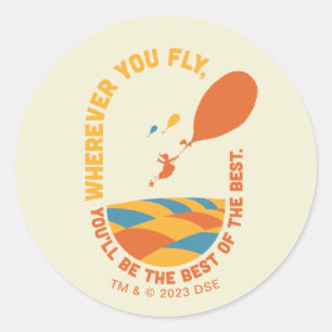 Oh, The Places You'll Go! "Best of the Best" Classic Round Sticker