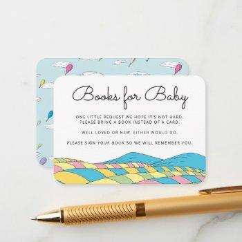 Oh  The Places You'll Go | Books For Baby Insert by DrSeussShop at Zazzle