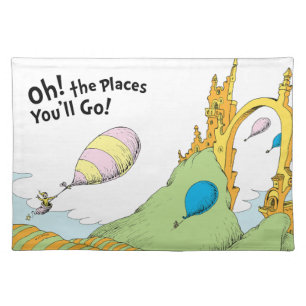 Oh! The Places You'll Go! Cloth Placemat