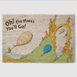 Oh! The Places You'll Go! Fiber Doormat
