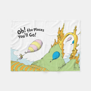 Oh! The Places You'll Go! Fleece Blanket
