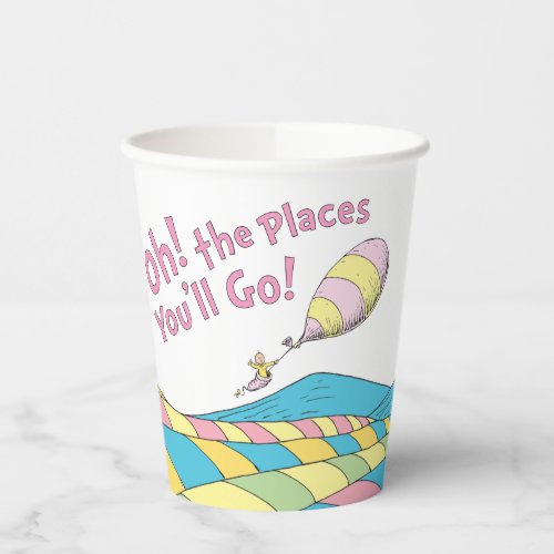 Oh The Places Youll Go Girl Birthday Paper Cups