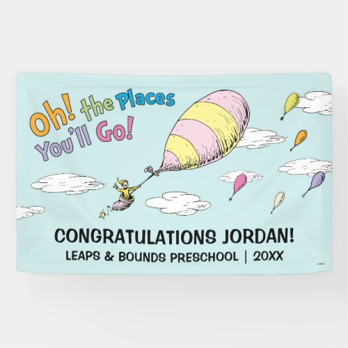 Oh The Places Youll Go Graduation Announcement  Banner