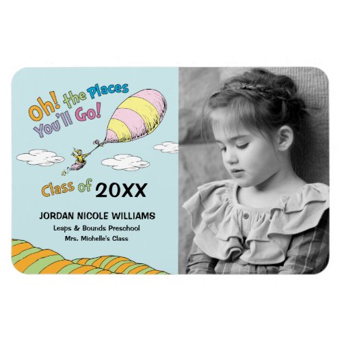 Oh The Places Youll Go Graduation Announcement Magnet