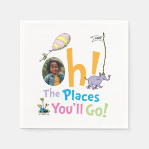 Oh, The Places You'll Go! Graduation Announcement Napkins