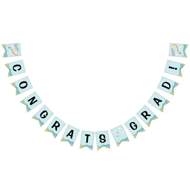 Oh, The Places You'll Go! Graduation Bunting Flags (All)