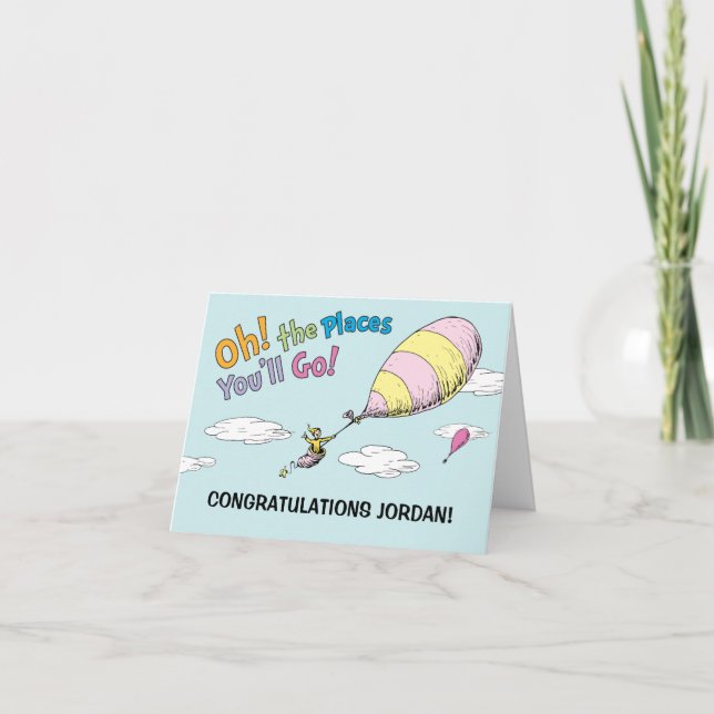 Oh, The Places You'll Go! Graduation Card (Front)
