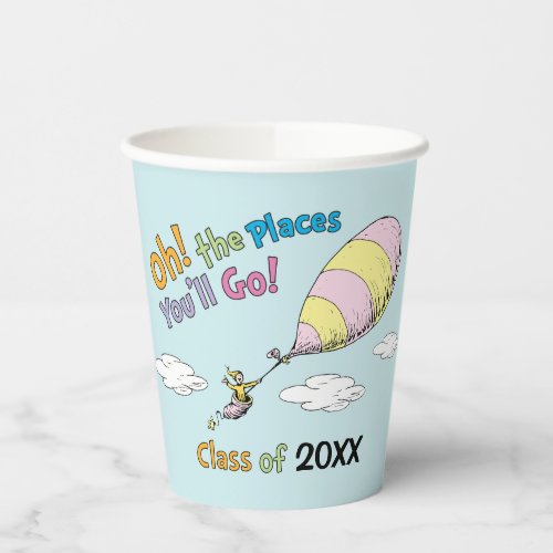 Oh The Places Youll Go Graduation Paper Cups