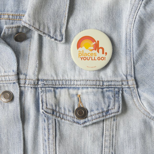 Oh, The Places You'll Go! Landscape Typography Button (In Situ)