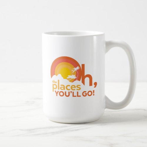 Oh The Places Youll Go Landscape Typography Coffee Mug