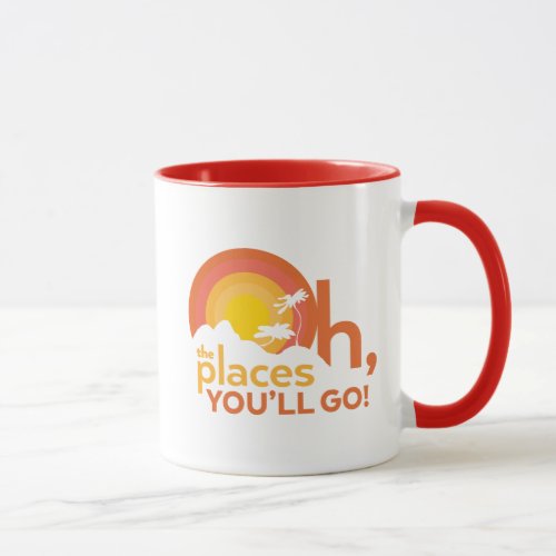 Oh The Places Youll Go Landscape Typography Mug