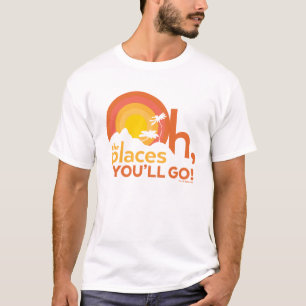 Oh, The Places You'll Go! Landscape Typography T-Shirt
