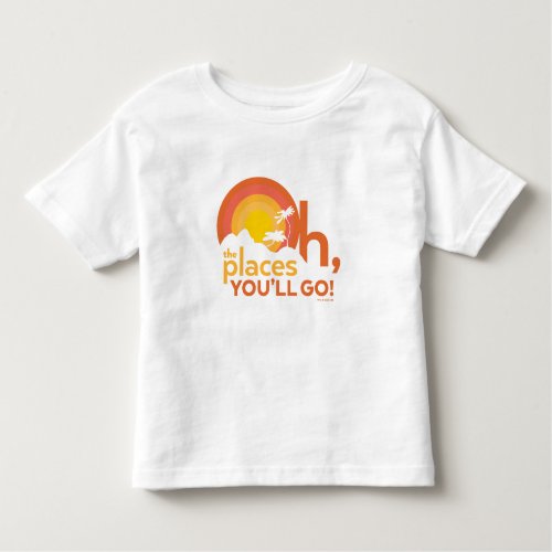 Oh The Places Youll Go Landscape Typography Toddler T_shirt