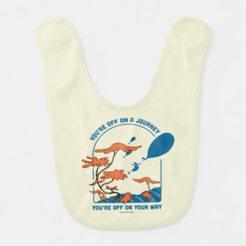 Oh  The Places You'll Go! "off On A Journey" Baby Bib by DrSeussShop at Zazzle