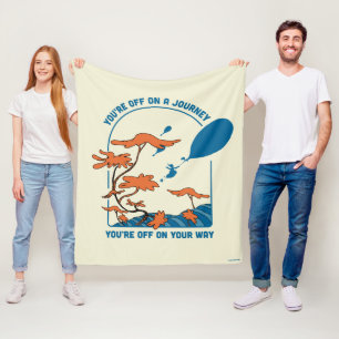 Oh, The Places You'll Go! "Off on a Journey" Fleece Blanket