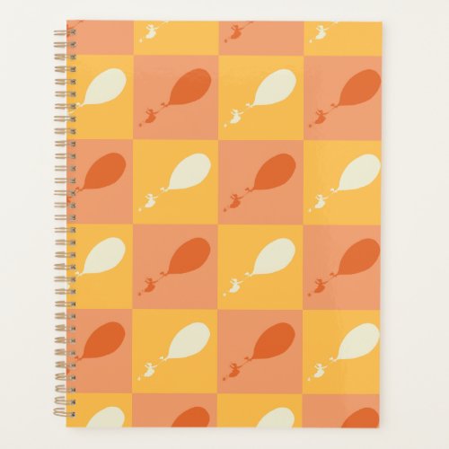 Oh the Places Youll Go  Orange Block Pattern Planner