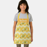 Oh, the Places You'll Go | Orange Pattern Apron