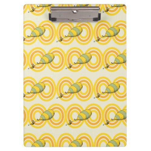 Oh the Places Youll Go  Orange Pattern Clipboard