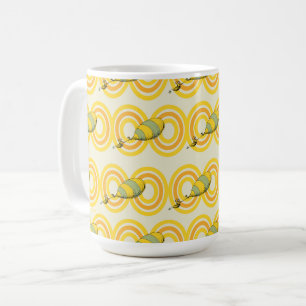 Oh, the Places You'll Go   Orange Pattern Coffee Mug