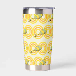 Oh, the Places You'll Go   Orange Pattern Insulated Tumbler