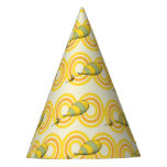 Oh, the Places You'll Go | Orange Pattern Party Hat
