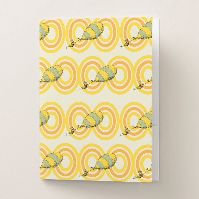 Oh, the Places You'll Go | Orange Pattern Pocket Folder (Front)