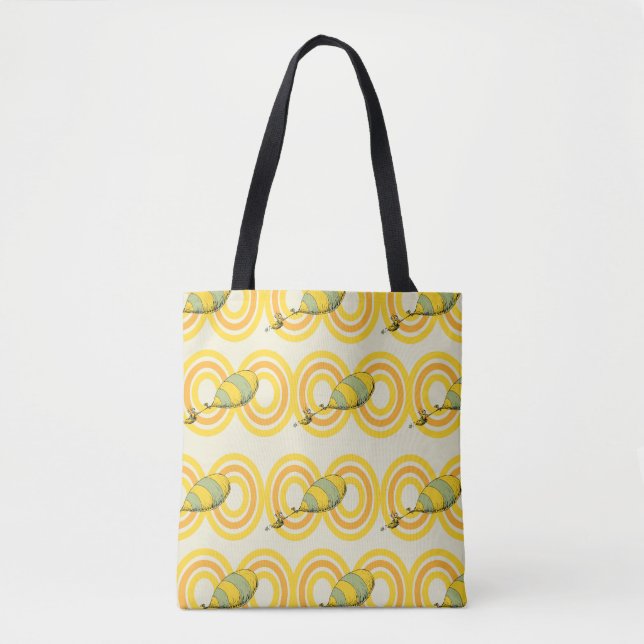 Oh, the Places You'll Go | Orange Pattern Tote Bag (Front)