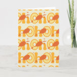 Oh, the Places You'll Go | Orange Text Pattern Card