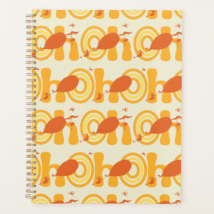 Oh, the Places You'll Go Orange Text Pattern Planner