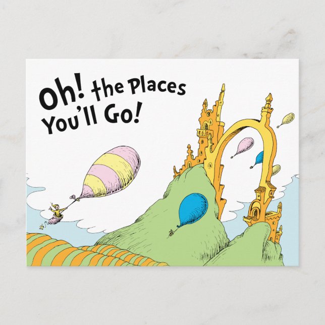 Oh! The Places You'll Go! Postcard (Front)
