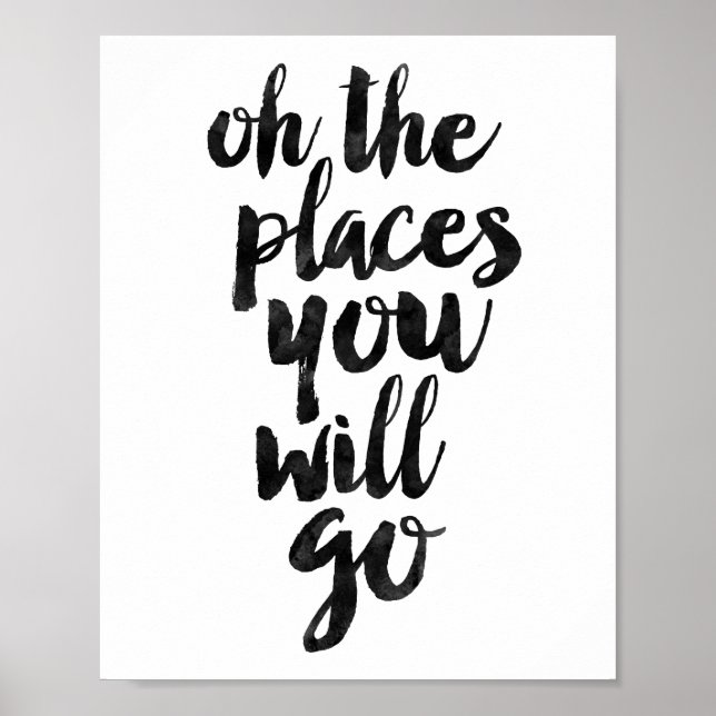 Oh The Places You'll Go Poster (Front)