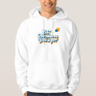 Oh, The Places You'll Go! Quote with Balloon Hoodie