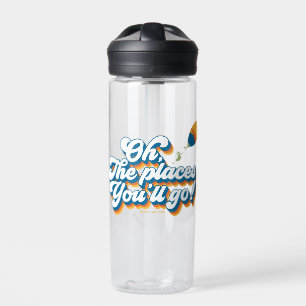 Oh, The Places You'll Go! Quote with Balloon Water Bottle