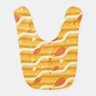 Oh, The Places You'll Go! Retro Balloon Pattern Baby Bib