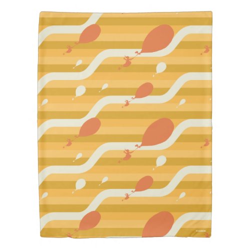 Oh The Places Youll Go Retro Balloon Pattern Duvet Cover